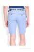 Celio Blue Cotton Solid Shorts